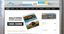 Desktop Screenshot of mala-fatra.cz